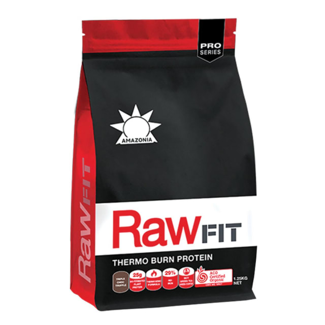 Amazonia Raw Protein FIT Thermo Burn Triple Choc Truffle 1.25kg 10% off RRP at HealthMasters Amazonia
