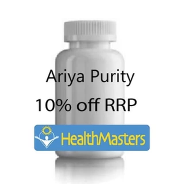 Ariya Purity Nasal Spray Formula GS 10% off RRP HealthMasters Ariya Purity Logo