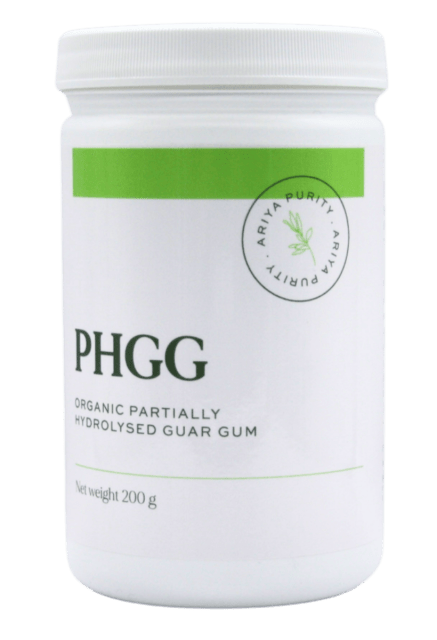 Ariya Purity Partially Hydrolyzed Guar Gum PHGG 200g 10% off RRP | HealthMasters Ariya Purity