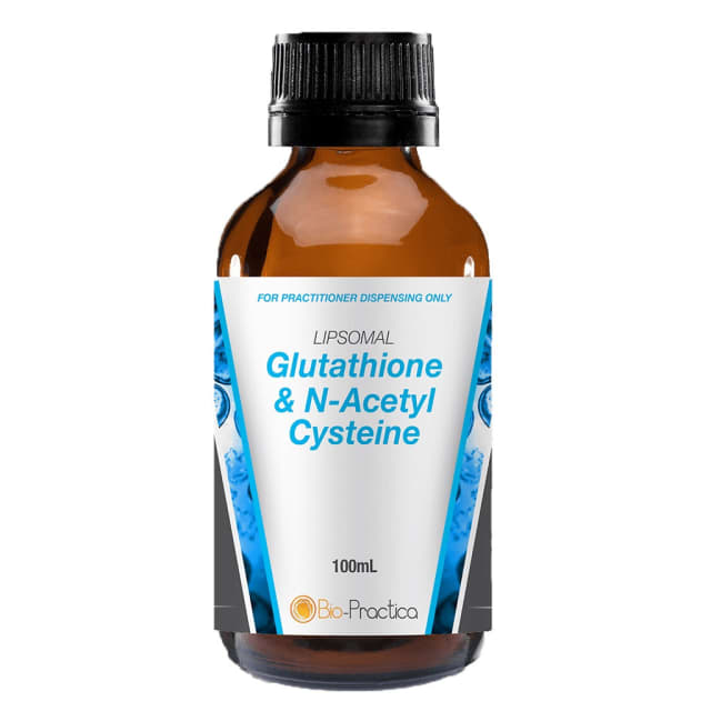 Bio-Practica LIPSOMAL Glutathione & N-Acetyl Cysteine 100ml 10% off RRP - HealthMasters Bio-Practica