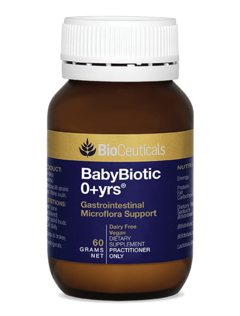 BioCeuticals BabyBiotic 0+yrs 60gm 10% off RRP at HealthMasters BioCeuticals