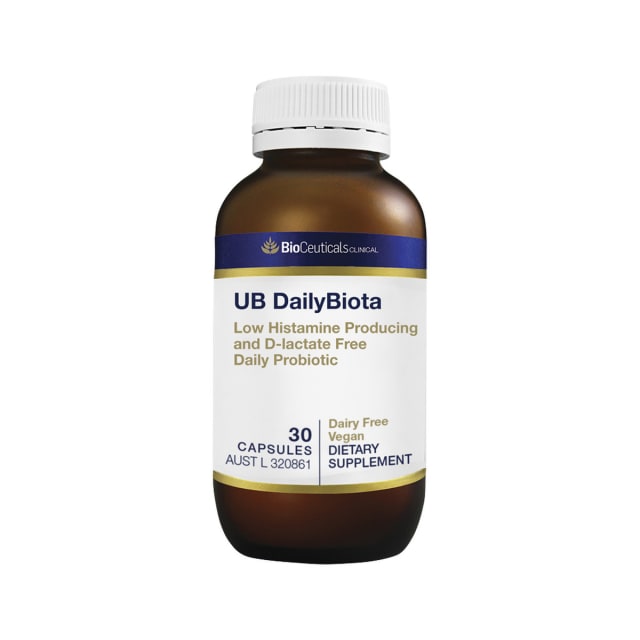 BioCeuticals Clinical UB DailyBiota 30 Capsules 10% off RRP at HealthMasters BioCeuticals Clinical