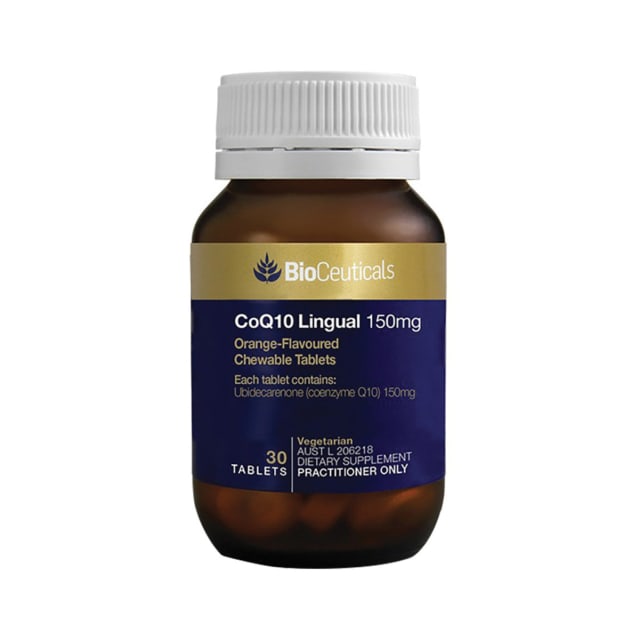 BioCeuticals CoQ10 Lingual 150mg 30 tabs 10% off RRP at HealthMasters BioCeuticals