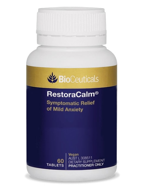 BioCeuticals RestoraCalm 60 tabs 10% off RRP at HealthMasters BioCeuticals