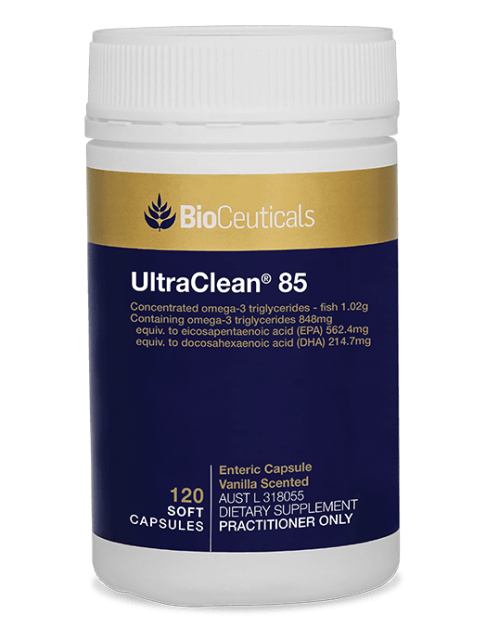 BioCeuticals UltraClean 85 120 soft caps 10% off RRP at HealthMasters BioCeuticals