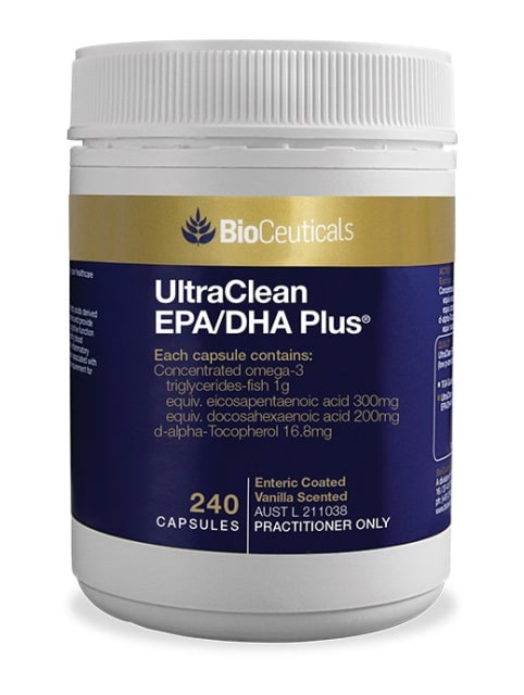 BioCeuticals UltraClean EPA-DHA Plus 240 soft caps 10% off RRP at HealthMasters BioCeuticals