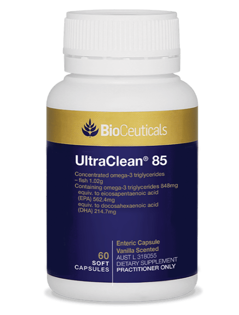 BioCeuticals UltraClean 85 60 soft caps 10% off RRP at HealthMasters BioCeuticals