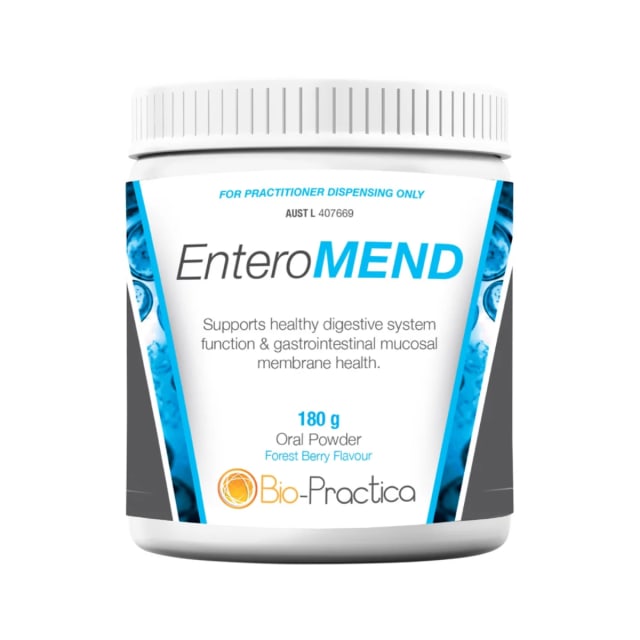 BioPractica EnteroMEND Berry 180g 10% off RRP at HealthMasters Bio-Practica