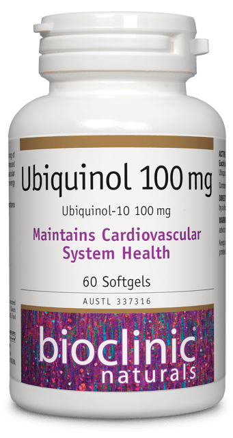 Bioclinic Naturals Ubiquinol 100mg 60caps 10% off RRP at HealthMasters Bioclinic Naturals