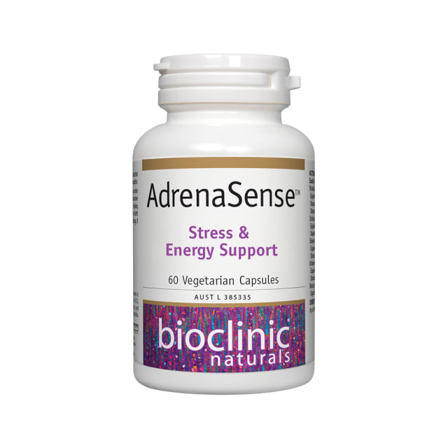 Bioclinic Naturals AdrenaSense 60 VegeCaps 10% off RRP at HealthMasters Bioclinic Naturals