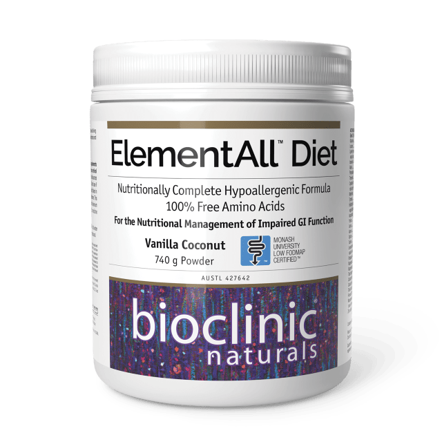 Bioclinic Naturals ElementAll Diet Vanilla Coconut 740g 10% off RRP at HealthMasters Bioclinic Naturals