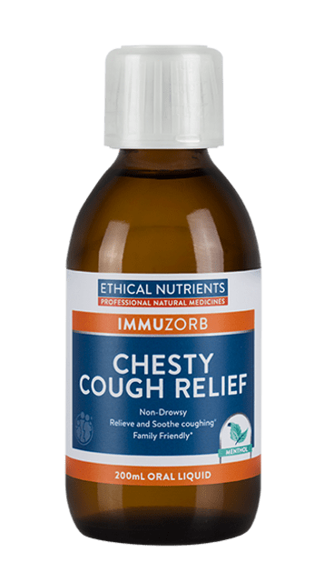 Ethical Nutrients Chesty Cough Relief 200mL | HealthMasters