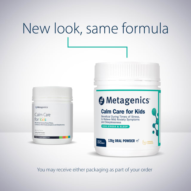 Metagenics Calm Care for Kids Banana 120 g Powder at HealthMasters Metagenics New Look