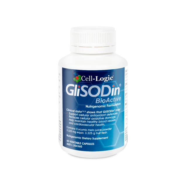 Cell-Logic GliSODin BioActive 60 Caps 10% off RRP at HealthMasters Cell-Logic