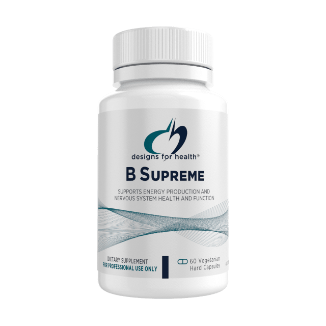 Designs For Health B Supreme 60 Caps 10% off RRP at HealthMasters Designs For Health