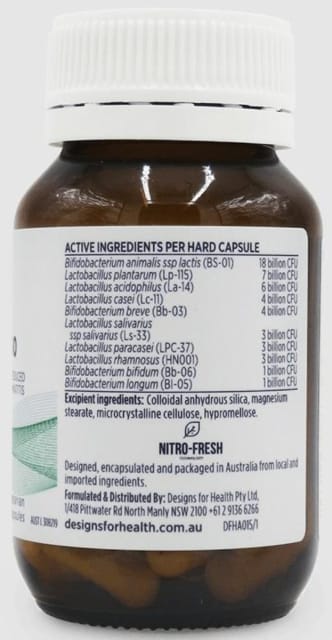 Designs For Health ProbioMed 50 Billion 30 caps 10% off RRP at HealthMasters Designs For Health Ingredients