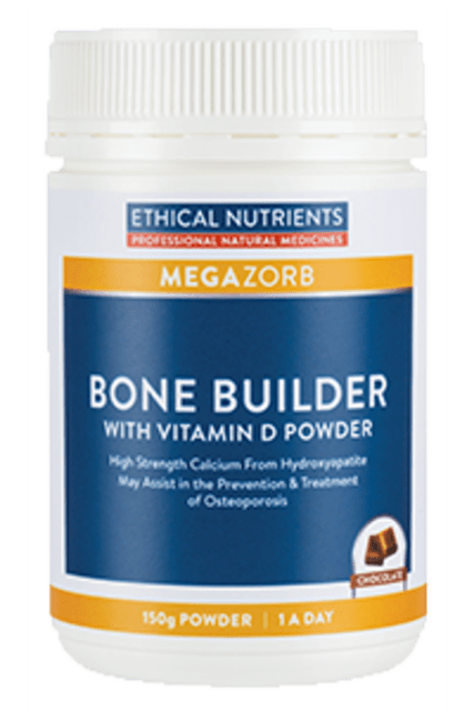 Ethical Nutrients MEGAZORB Bone Builder with Vitamin D Powder 150g | HealthMasters