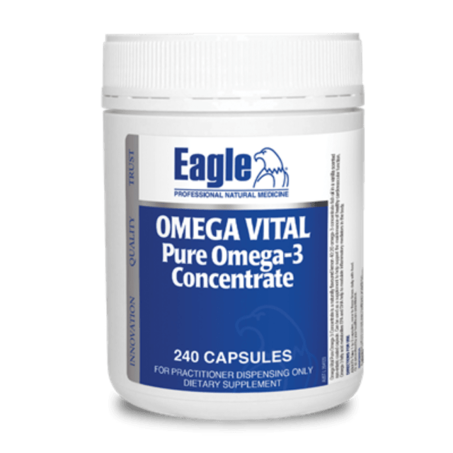 Eagle Omega Vital Pure Omega 3 Concentrate 240 caps 10% off RRP at HealthMasters Eagle