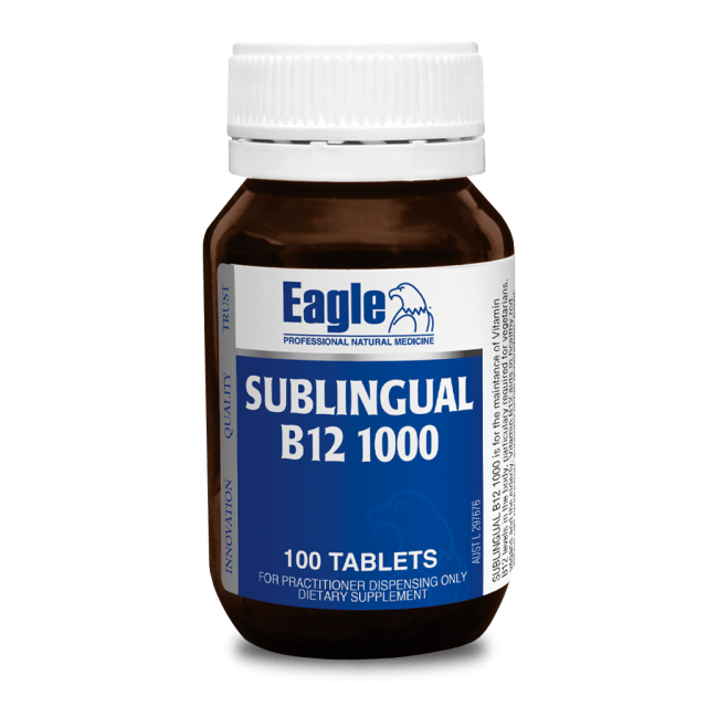 Eagle Sublingual B12 1000mcg 100 Tabs 10% off RRP | HealthMasters Eagle