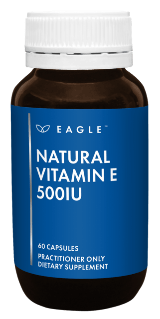Eagle Natural Vitamin E 500iu 60 Capsules 10% off RRP at HealthMasters Eagle