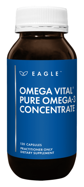 Eagle Omega Vital Pure Omega 3 Concentrate 120 Capsules 10% off RRP at HealthMasters Eagle