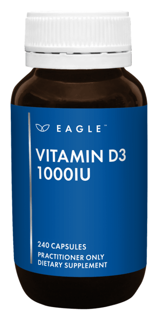 Eagle Vitamin D3 1000iu 240 Capsules 10% off RRP at HealthMasters Eagle