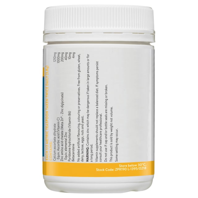 Ethical Nutrients MEGAZORB Mega Zinc Powder 40mg (Raspberry) 190g-3