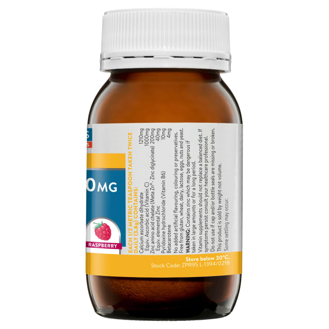 Ethical Nutrients MEGAZORB Mega Zinc Powder 40mg (Raspberry) 95g-3