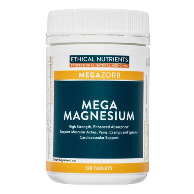 Ethical Nutrients MEGAZORB Mega Magnesium 120 Tabs | HealthMasters