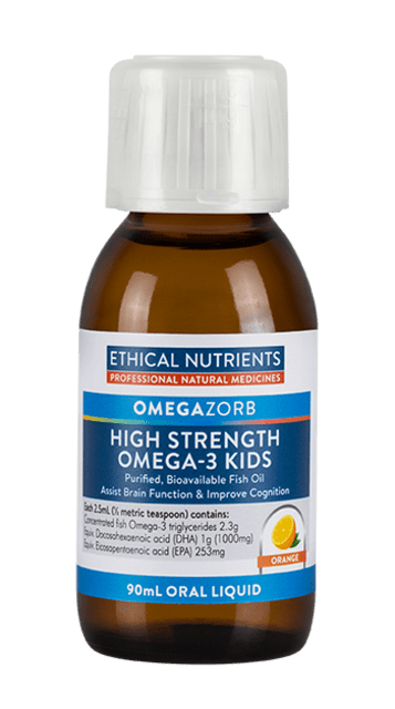 Ethical Nutrients OMEGAZORB High Strength Omega-3 Kids 90mL | HealthMasters