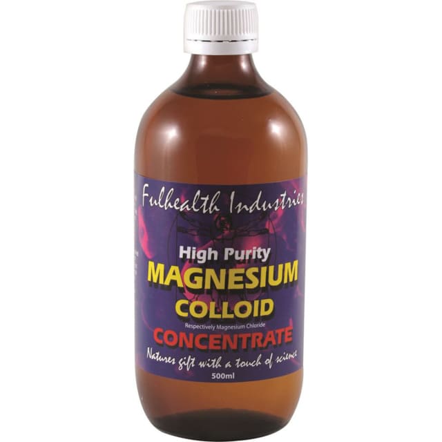 Fulhealth Industries Magnesium Colloid Concentrate 500ml 10% off RRP at HealthMasters Fulhealth Industries