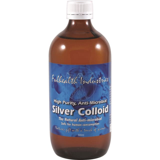Fulhealth Industries Silver Colloid 500ml 10% off RRP at HealthMasters Fulhealth Industries