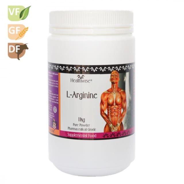 HealthWise L-Arginine 1kg 20% off RRP at HealthMasters Healthwise