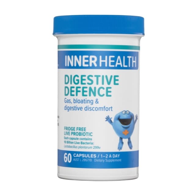 Inner Health Digestive Defence 60caps 20% off RRP at HealthMasters