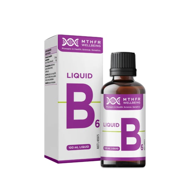 MTHFR Wellbeing B6 Liquid 100ml 10% off RRP at HealthMasters MTHFR Wellbeing With Box