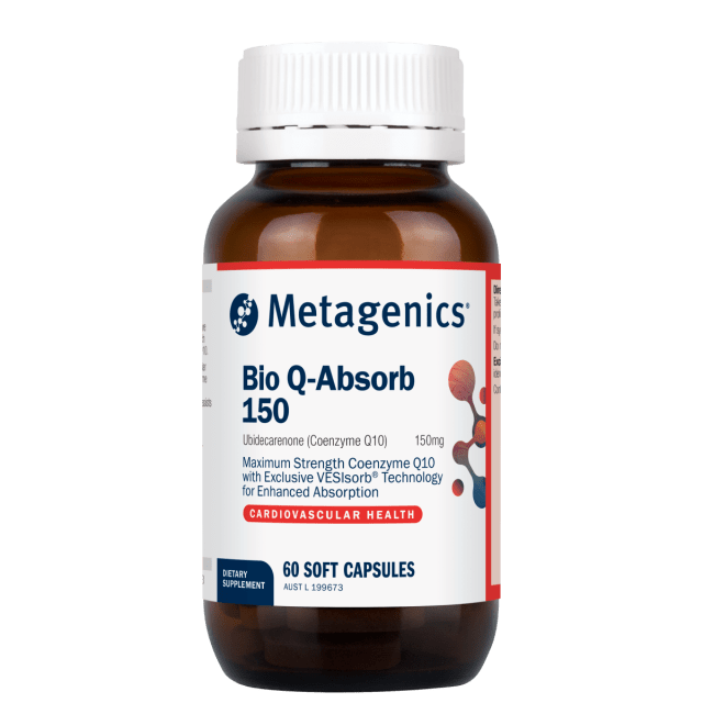 Metagenics Bio Q-Absorb 150 60 Capsules 10% off RRP at HealthMasters Metagenics