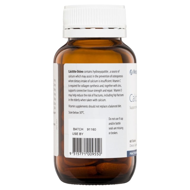Metagenics Calcitite Protect 60 Tabs 10% off RRP | HealthMasters Metagenics Information