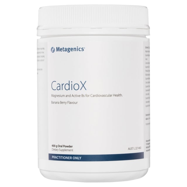 Metagenics CardioX Banana Berry 400g 10% off RRP at HealthMasters Metagenics