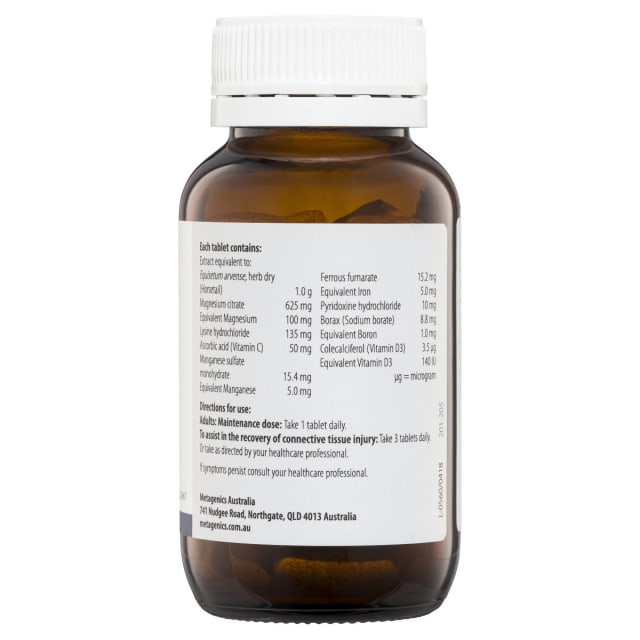 Metagenics Collagenics 60 Tabs 10% off RRP | HealthMasters Metagenics Ingredients