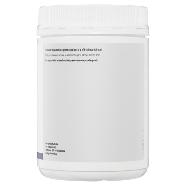 Metagenics D-Ribose 640g 10% off RRP | HealthMasters Metagenics Ingredients
