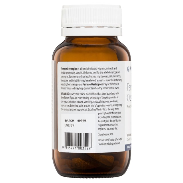 Metagenics Femme Oestroplex 60 tabs 10% off RRP | HealthMasters Metagenics Information