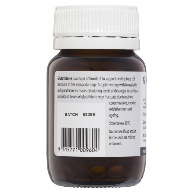 Metagenics Glutathione 30 Caps 10% off RRP at HealthMasters Metagenics Information