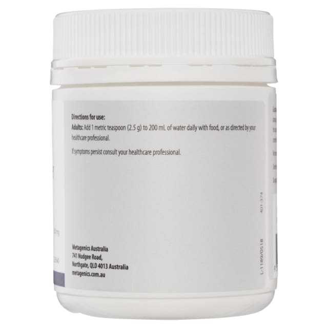 Metagenics Glutathione Powder 75g 10% off RRP at HealthMasters Metagenics Directions