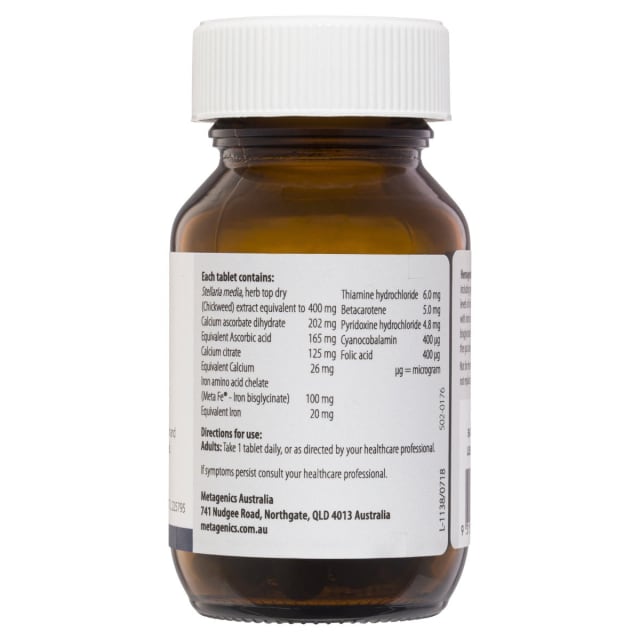 Metagenics Hemagenics Intensive Care 30 Tabs 10% off RRP | HealthMasters Metagenics Ingredients