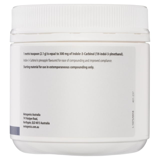 Metagenics Indole-3-Carbinol 126g 10% off RRP | HealthMasters Metagenics Directions