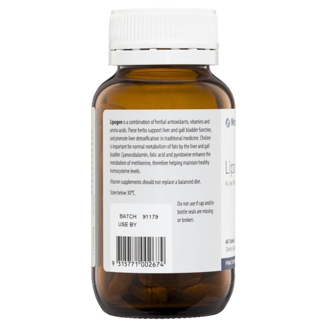 Metagenics Lipogen 60 Tabs 10% off RRP at HealthMasters Metagenics Information