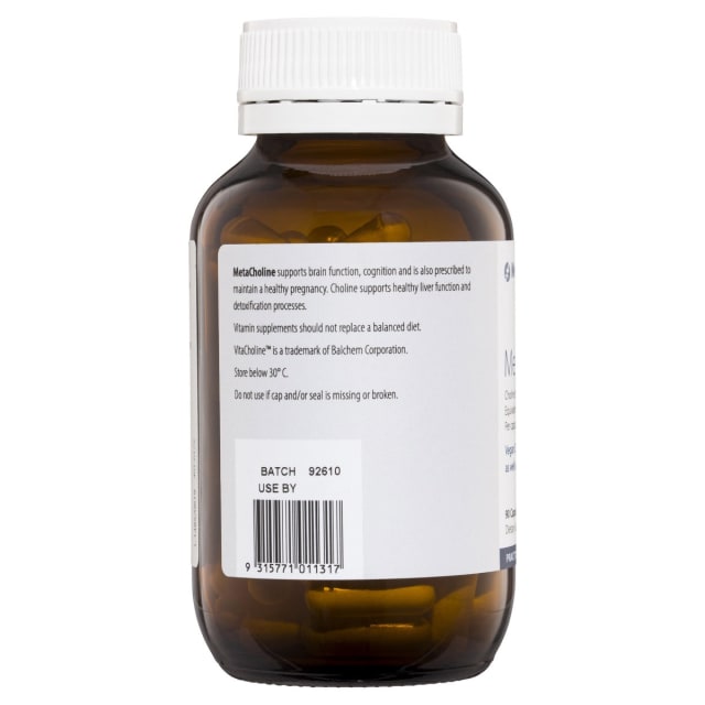Metagenics MetaCholine 90 Capsules 10% off RRP | HealthMasters Metagenics Information