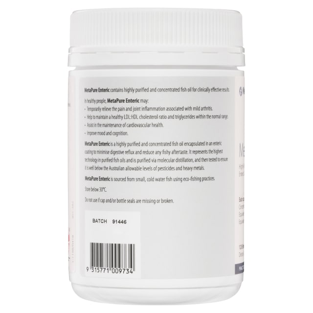 Metagenics MetaPure Enteric 120 Capsules-3