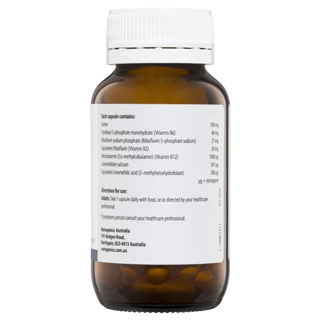 Metagenics Metagen Methyl-Active 60 Capsules 10% off RRP | HealthMasters Metagenics Ingredients