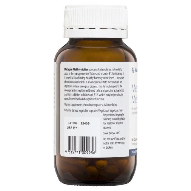 Metagenics Metagen Methyl-Active 60 Capsules 10% off RRP | HealthMasters Metagenics Information